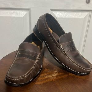 🔥🔥 Cole Haan Mens Size 13M Pinch Penny Loafer Brown Dress Shoes - Like NEW